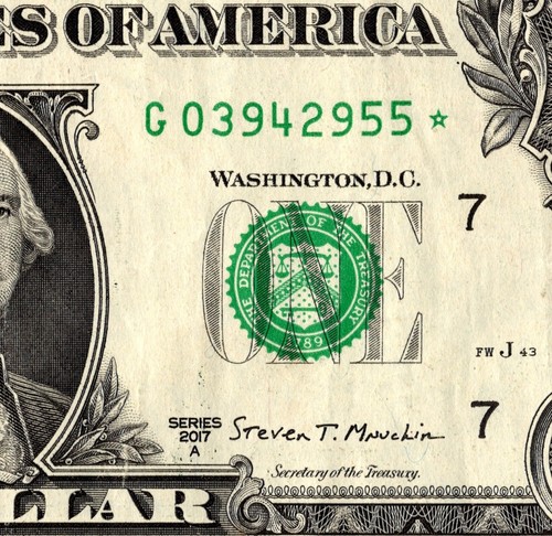 2017 G Star note Fancy Serial Number Regular Run | eBay