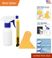 Window Tint Kit 3pcs Frosted Glass Privacy Film Application Tools for Auto