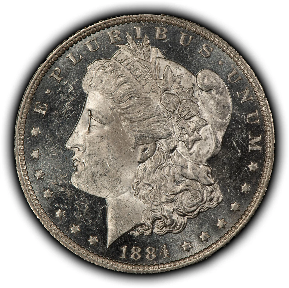 1884-O $1 Morgan Silver Dollar - DMPL Deep Mirror Proof-Like - BU - VIDEO- D7386 - Image 3 of 4