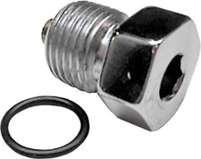 Colony Oversized Transmission Drain Plug Chrome 9/16"-18