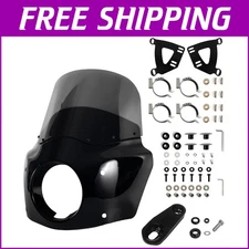 Durable Motorcycle Fairing Windshield Kit for Harley Sportster - Easy Install