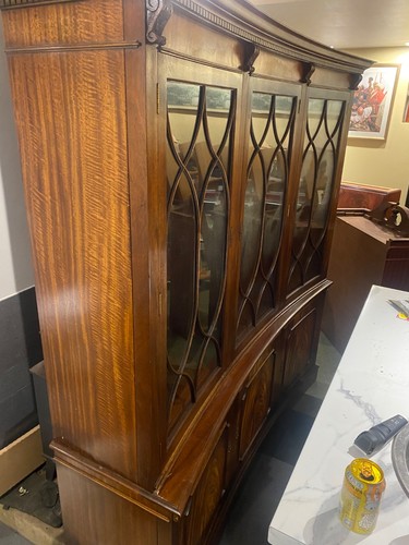 Reprodux Bevan Funnell Mahogany Bookcase / Cabinet | eBay UK