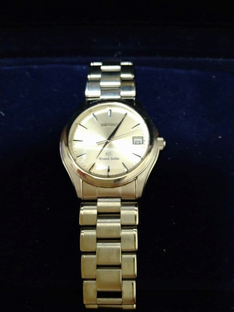 SEIKO SBGX005 9F62-0A10 GRAND SEIKO MEN'S WRISTWATCH ROUND FACE JAPAN No battery