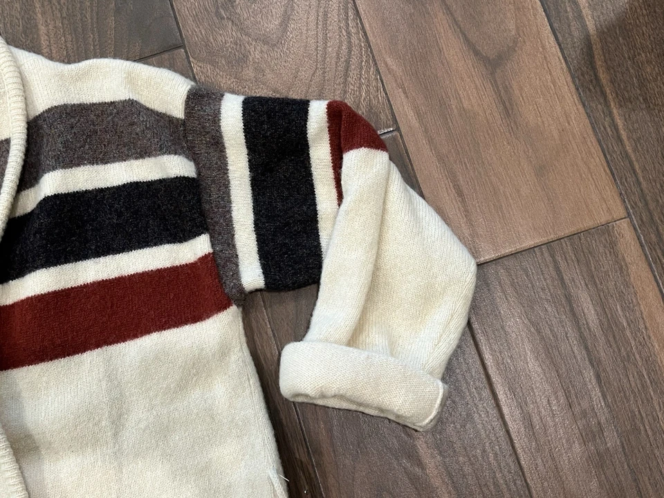 Chaqueta Suéter De Lana Perry Ellis De Colección EE. UU. Pequeña Foto 4 de 4