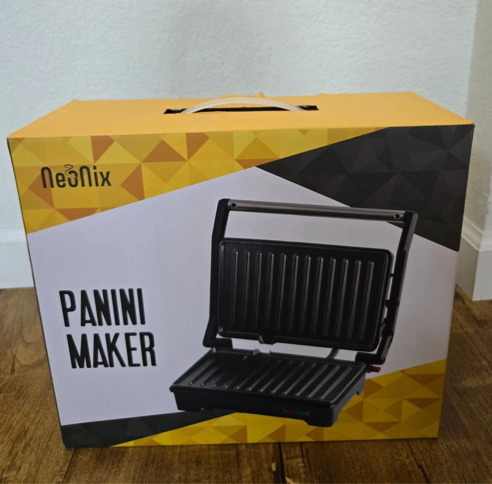 NEW NeoNix Indoor Electric Contact Meat Grill Griddle Sandwich Panini Maker 900w