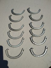 7 Galvanized Steel 4" circle hanger for half round rain gutter - BB Berger Bros