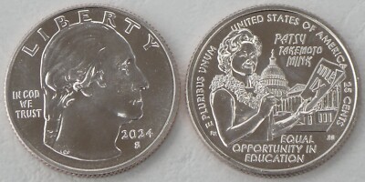 USA American Women Quarter Patsy Takemoto Mink 2024 S unz.