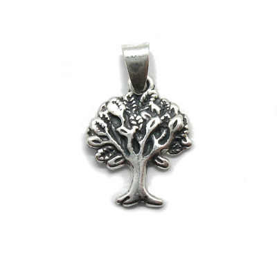 Genuine Sterling Silver Handmade Pendant Solid Hallmarked 925 Tree Nickel Free