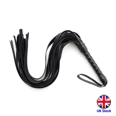 Adult BDSM Whip Sexy Bondage Flogger Cat of 9 Tails Hen Party Sex Toy PU Leather
