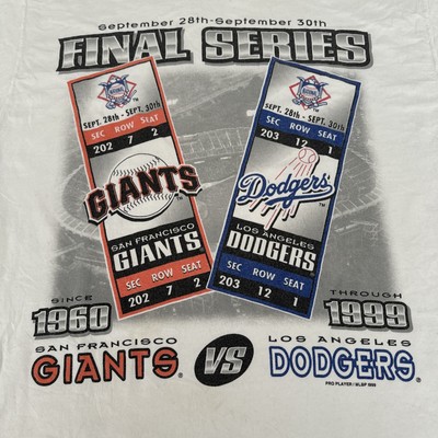 San Francisco Giants Vs La Dodgers Final Series Vintage Tee