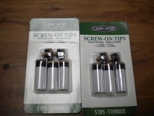 Classic Sport Screw On Tip 12mm 13mm Replacement Billiard Cue Tips 2 Packs