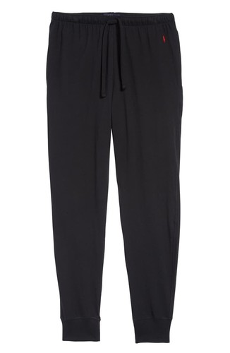 relaxed fit cotton knit lounge joggers