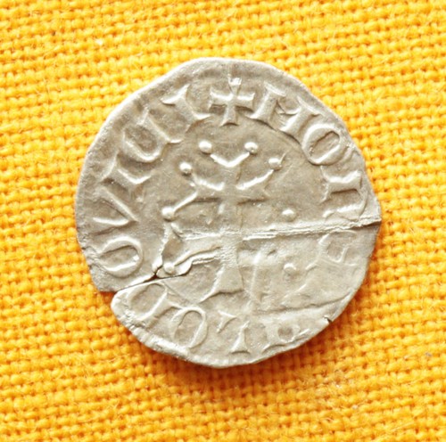 Medieval Silver Coin - Lodovici I. Obol 1342-1382. Rare - Picture 2 of 2