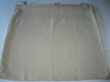 THROW PILLOW COVER TAN LINEN/COTTON/BURLAP GR...