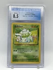 1999 Pokemon Bulbasaur Base Set Unlimited 44/102 CGC 8.5 NM/Mint+