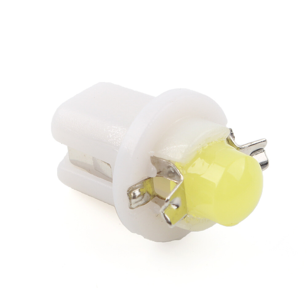 10 Ampoules LED T5 Pour Tableau De Bord – 12V, 2W, Jaune Chaud, Compatibles Avec éclairage Intérieur Voiture – Installation Plug & Play