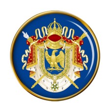French Imperial Crest Pin Badge
