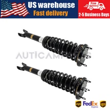 Pair Front Shock Struts Assys w/Electronic Fit Jaguar XJ XJR 2010-2019 C2D16483
