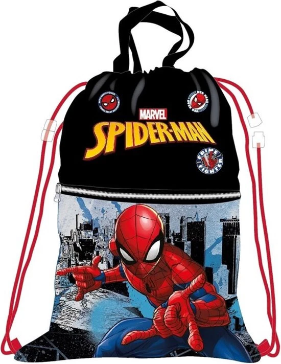 UNBEKANNT Spiderman Kinder Turnbeutel Sportbeutel Rucksack Sporttasche