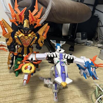 Power Rangers Samurai Shinkenger Daikai Shinken Oh Ikatenku Buster 2set Megazord