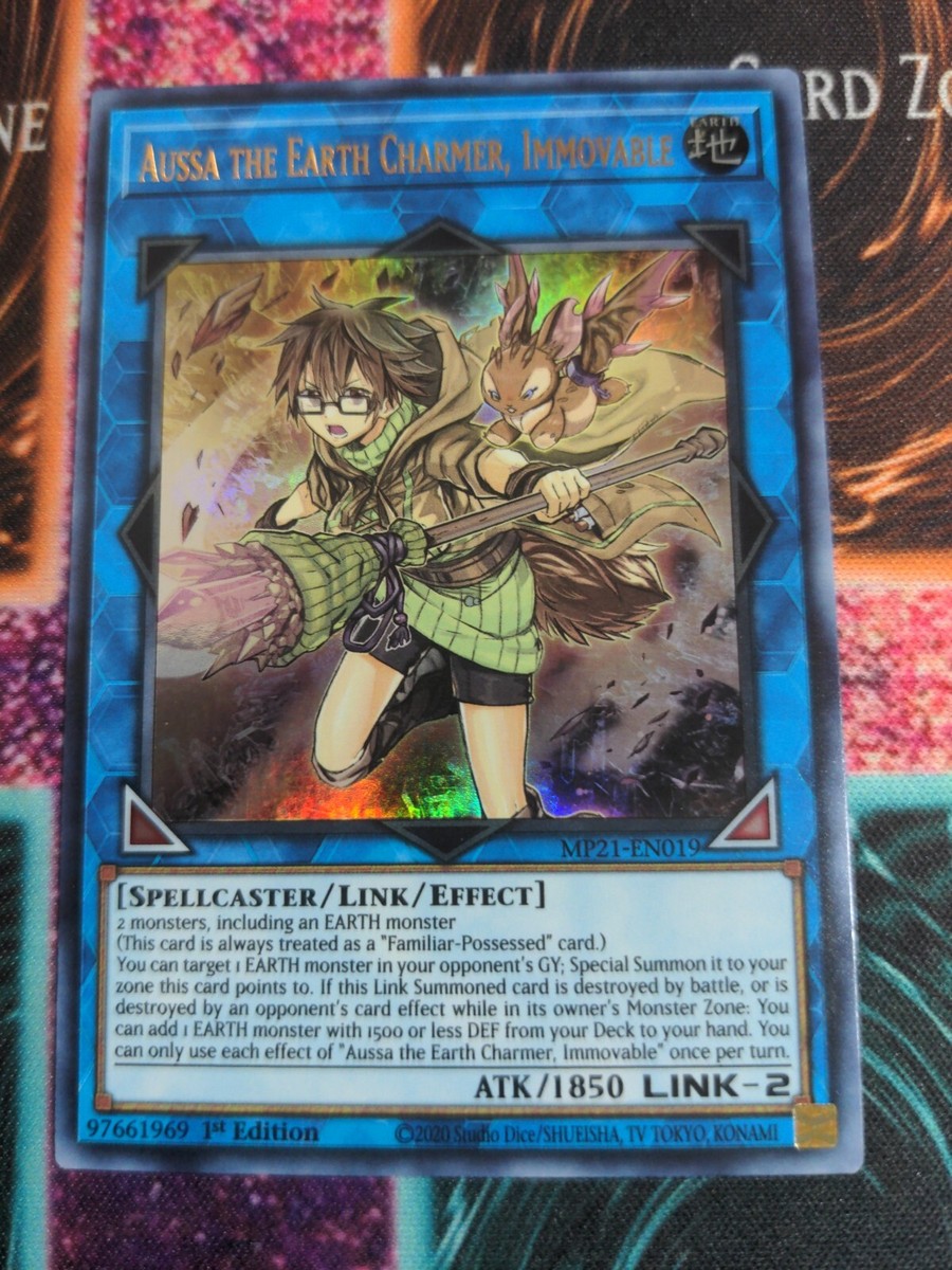 遊戯王OCG デュエルモンスターズ Aussa the Earth Charmer, Immovable Aussa the Earth Charmer, Immovable - MP21-EN019 - Ultra Rare