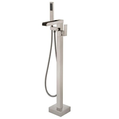 Boyel Living 2.4 GPM Single-Handle Floor Mount Freestanding Tub Faucet