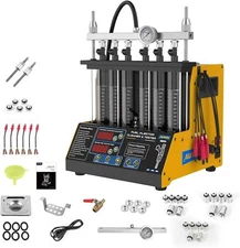 AUTOOL® CT200 Ultrasonic Fuel Injector Cleaner Tester Nozzle Flushing 6 Cylinder