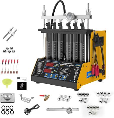 AUTOOL  CT200 Ultrasonic Fuel Injector Cleaner Tester Nozzle Flushing 6 Cylinder