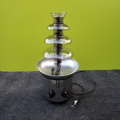 nostalgia electrics 12 inch chocolate fondue fountain