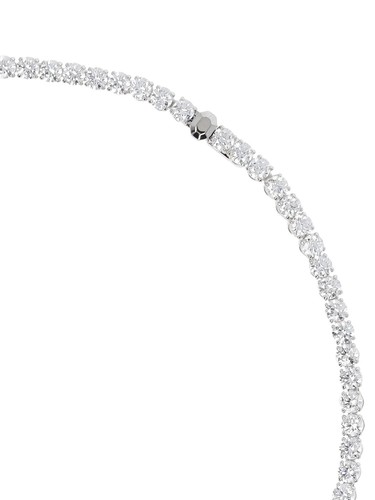 NEW in Box 100% SWAROVSKI Tennis Necklace White Rhodium Plated 5681796 5681801 - Picture 5 of 7