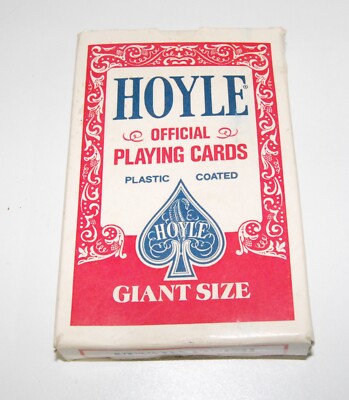 Giant Size Official Hoyle Playing Cards - #1310 - Nevada Finish 4.5 X 7''