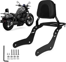 Sissy Bar Backrest with Luggage Rack for Rebel 1100 CMX1100 DCT ABS 2021-2024