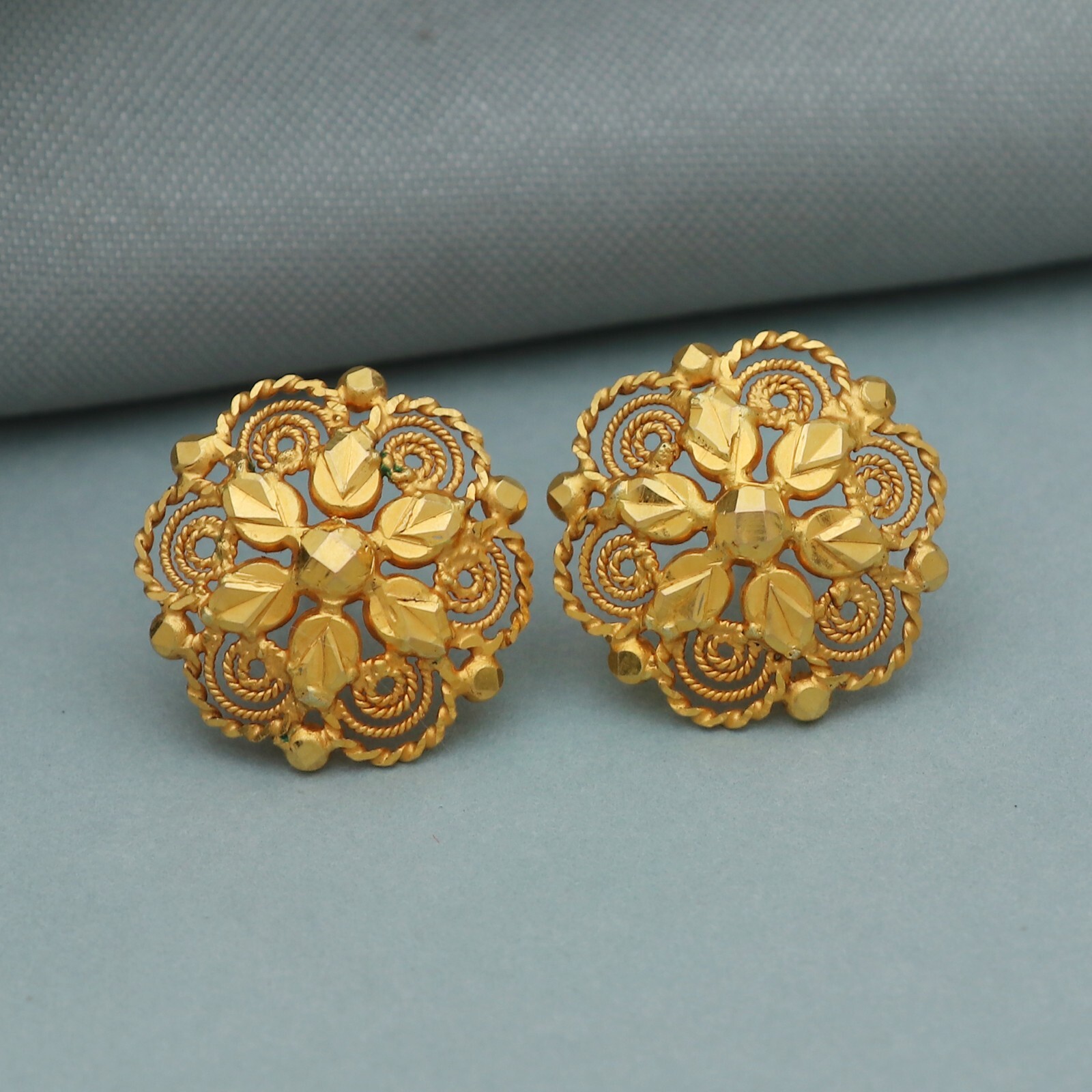 Opuleny Peacock Stud Earrings