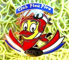 BROCHE de SKI / ESF CLUB des PIiou Piou / INSIGNE NOUVELLE VERSION / BREVET