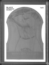 2011 Topps Finest Black Printing Plate Rookie #72 Freddie Freeman No 1 of 1