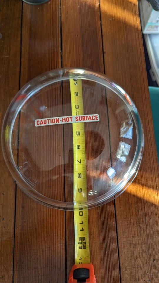 Glass Dome for Lid DAK Auto Bakery Bread Maker FAB-100-1 FAB-100-2 FAB-100-3 - Image 2 of 4