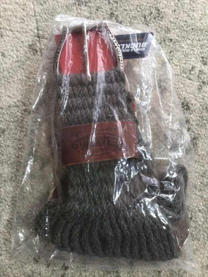 Weaver Equine 27-Strand 100% Alpaca Roper Cinch, Hand Woven *SEALED/LAST PIC* - Image 2 of 3