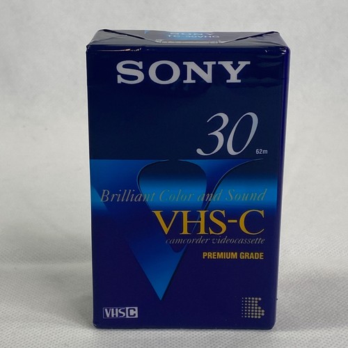 Sony VHS-C Premium Grade Tapes 3 Pack Camcorder Video Cassettes TC-30VHG NEW - Picture 3 of 12