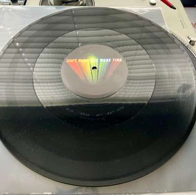 Daft Punk   One More Time Original 2000 Single Side UK Press 12'' Vinyl VG+