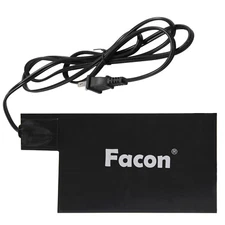 Facon 8-1/2'' x 5-1/2'' Silicone Battery Heater Pad, 120V, 60 Watts