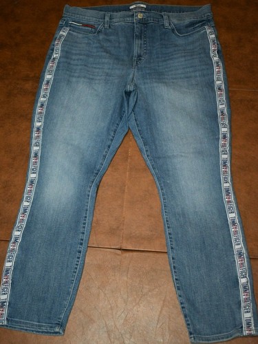 Tommy Hilfiger Jeans Womens 6 Skinny Moulante Blue Designer Denim (36x27) |  eBay