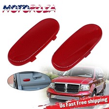 2x Front Door Panel Reflector Cover 5179299aa For 02-08 Dodge Ram 1500 2500 3500