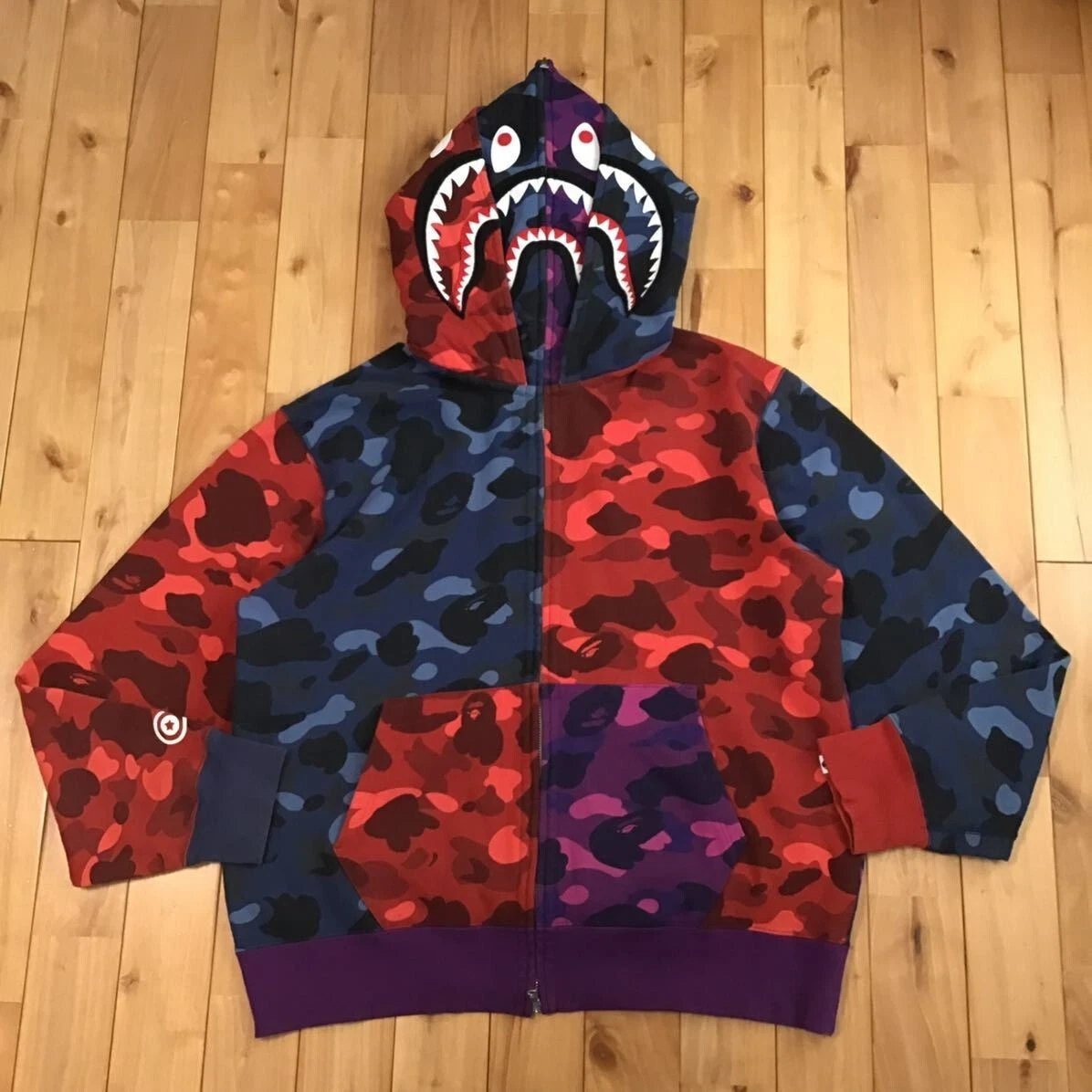 Crazy camo bape hoodie sale