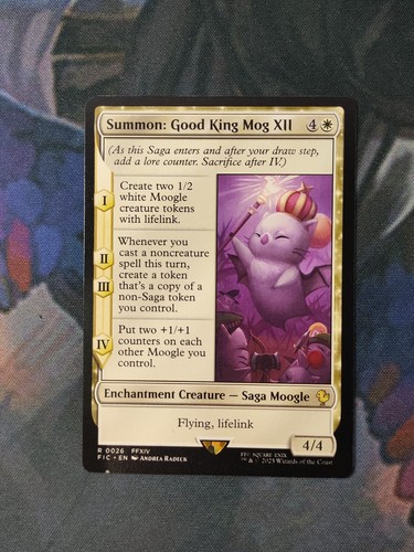 Summon: Good King Mog XII | 7% Off 2+ | Final Fantasy | NM | MTG - 第 1/1 張圖片