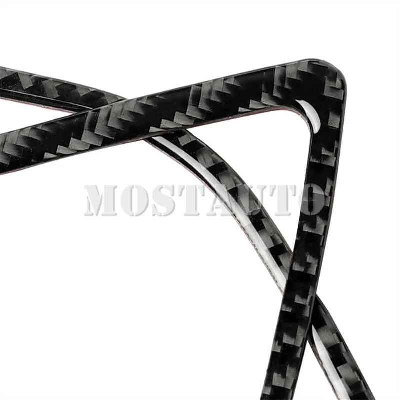 For Mazda 3 Carbon Fiber Dashboard Side Air Vent Outlet Cover Trim 2014-2018 - image 4 of 4