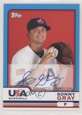 2010 Topps Chrome Team USA Auto Sonny Gray #USA-8 Auto 1x8