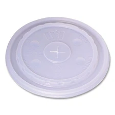 WinCup 221936 Slotted Plastic Lids - Translucent (1000/Carton) New