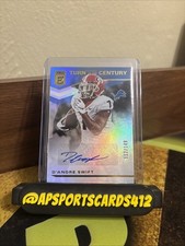 2020 Elite Football Dandre Swift Turn Of The Century RC Auto /149