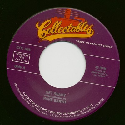 RARE EARTH - Get Ready - (I Know) I'm Losing You (7inch, 45rpm) - Singles Pop...