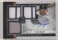2020 Museum Collection Signature Swatch Triple Relics Clint Frazier Auto 5w7
